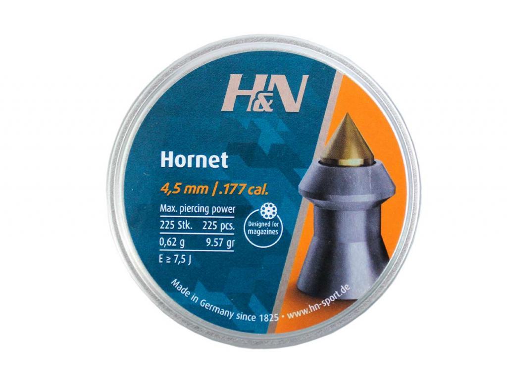 Пули для пневматики H&N Hornet 4,5 мм 0,65 гр 225 шт