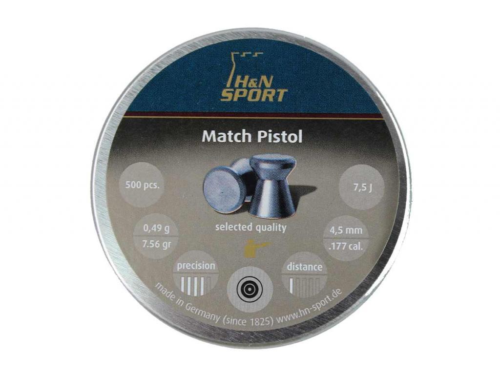 Пули для пневматики H&N Match Pistol 0,49 мм 500 шт