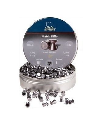 Пули для пневматики H&N Match Rifle 4,5 мм 0,53 гр 500 шт