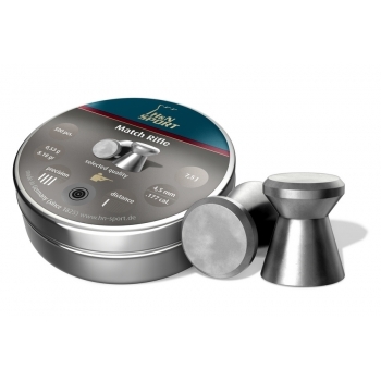 Пули для пневматики H&N Match Rifle 4,5 мм 0,53 гр 500 шт