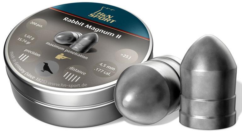 Пули для пневматики H&N Rabbit Magnum II 4,5 мм 1,02 гр 200 шт