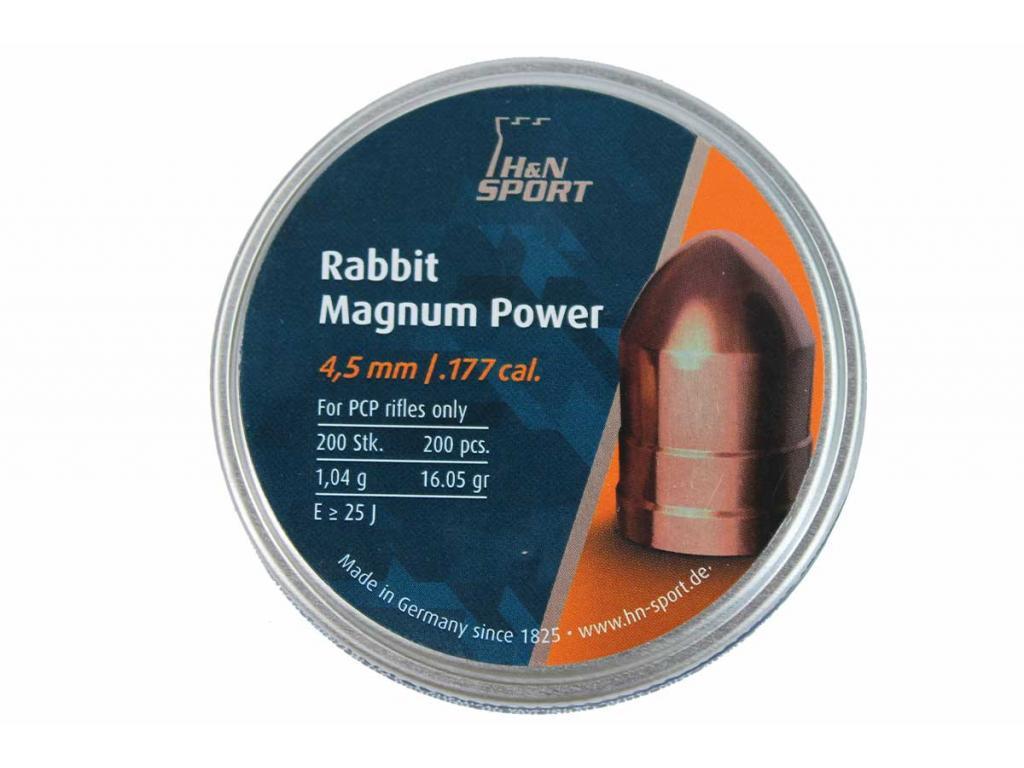 Пули для пневматики H&N Rabbit Magnum Power 4,5 мм 1,04 гр 200 шт