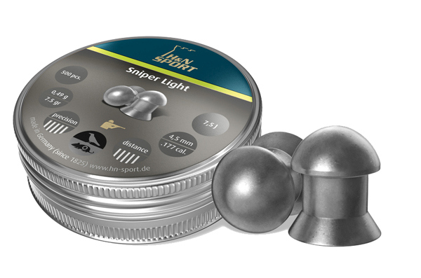 Пули для пневматики H&N Sniper Light 4,5 мм 0,49 гр 500 шт