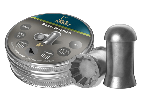Пули для пневматики H&N Sniper Magnum 4,5 мм 0,97 гр 300 шт