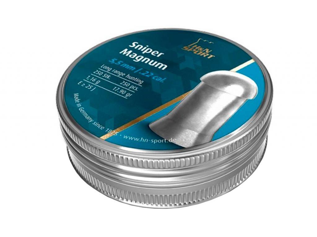 Пули для пневматики H&N Sniper Magnum 5,5 мм 1,16 гр 250 шт