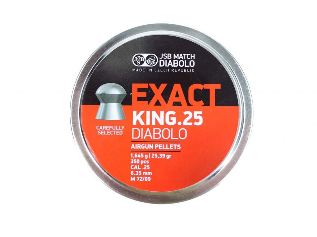 Пули для пневматики JSB Diabolo Exact King 6,35 мм 1,645 гр 350 шт