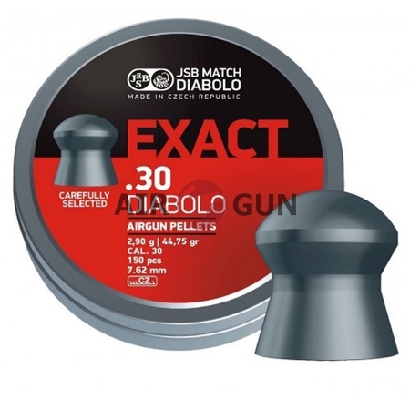 Пули для пневматики JSB Exact Diabolo 2,9 гр 7,62 мм 150 шт