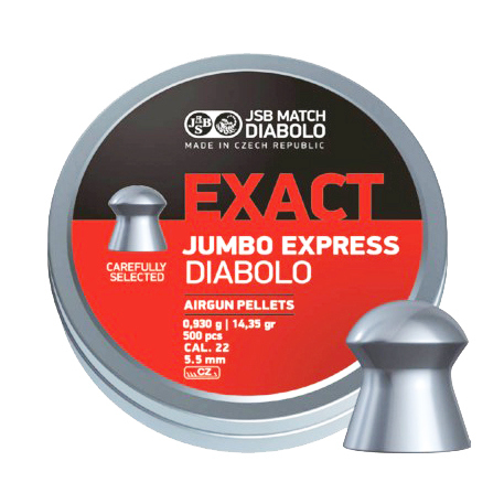 Пули для пневматики JSB Exact Jumbo Express 5,52 мм 0,930 г, 500 шт