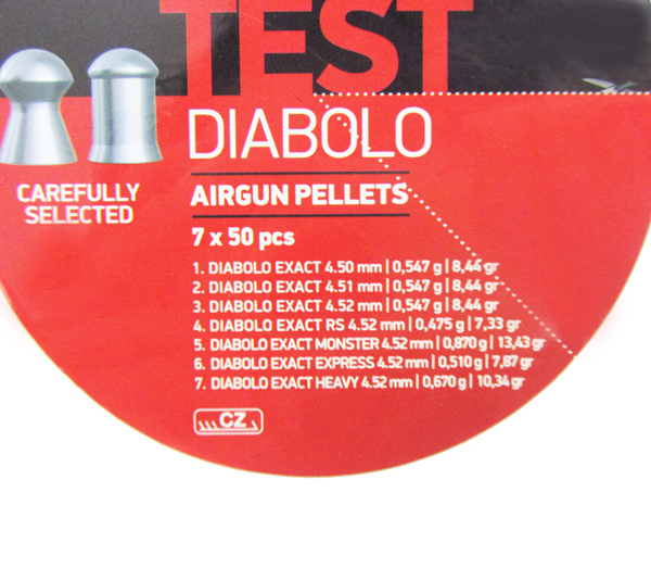 Пули для пневматики JSB Test 4,5 мм 0,475-0,87 гр 350 шт