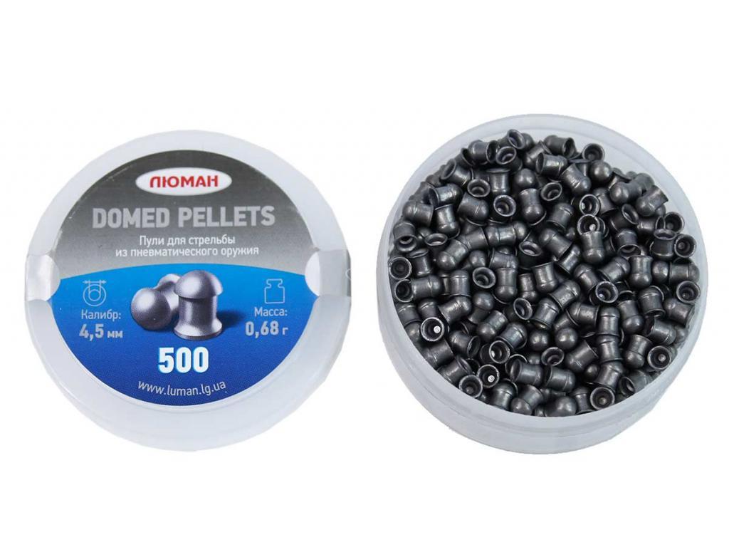Пули для пневматики Люман Domed pellets 4,5 мм 0,68 гр 500 шт