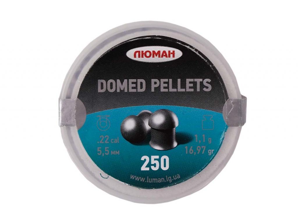 Пули для пневматики Люман Domed Pellets 5,5 мм 1,1 гр 250 шт