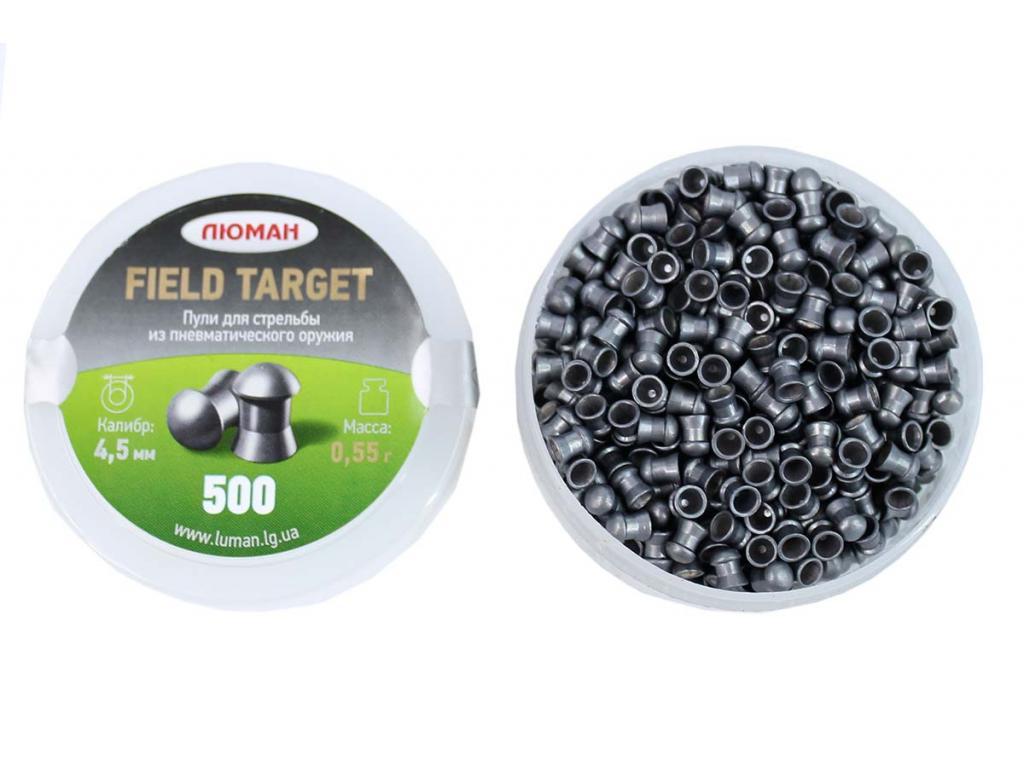 Пули для пневматики Люман Field Target 4,5 мм 0,55 гр 500 шт
