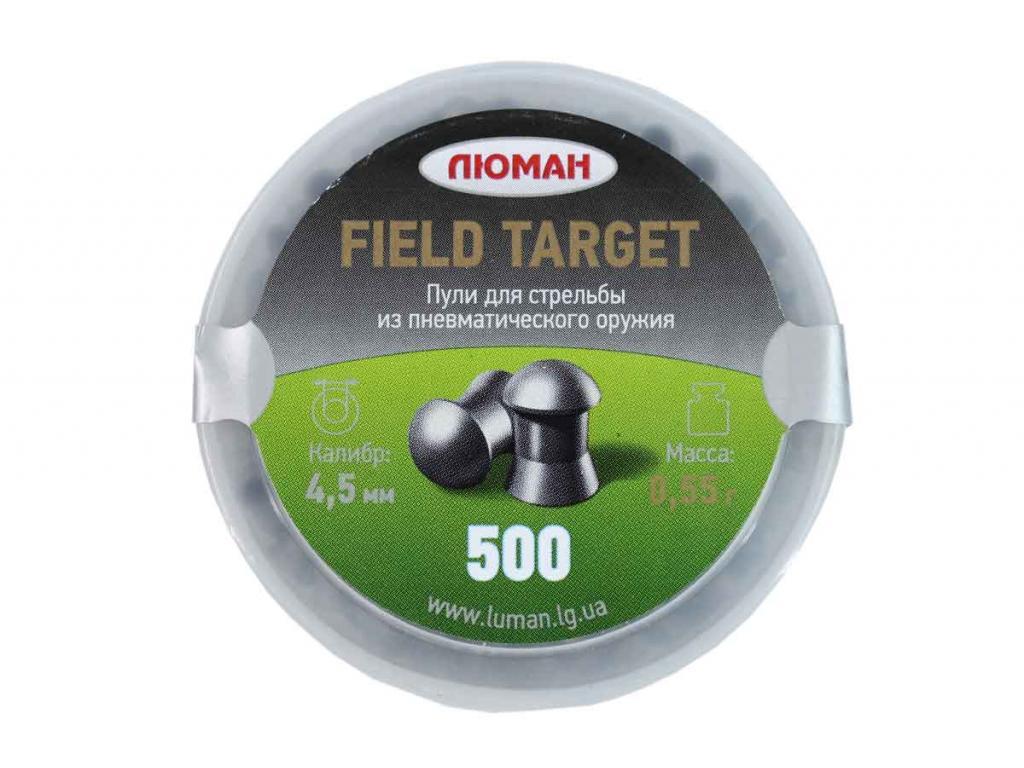 Пули для пневматики Люман Field Target 4,5 мм 0,55 гр 500 шт
