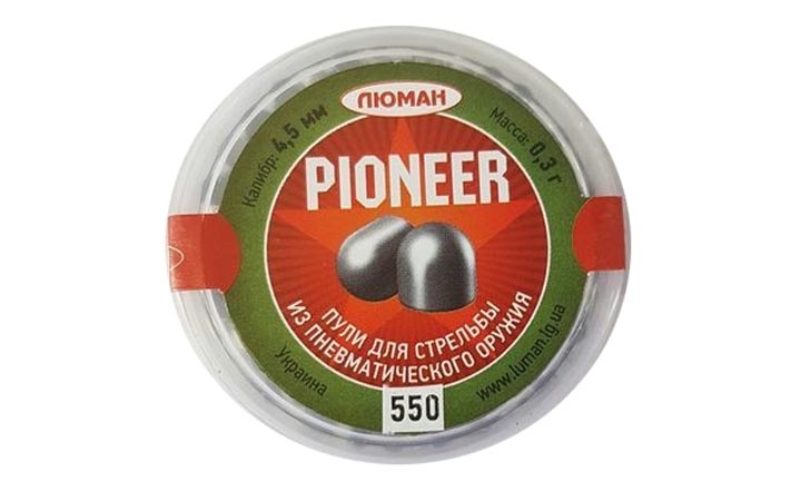 Пули для пневматики Люман Pioneer 4,5 мм 0,3 гр 550 шт