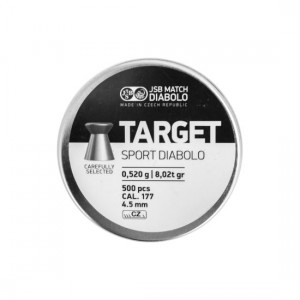 Пули для пневматики Match Diabolo Target Sport 4,5 мм 0,52 гр 500 шт