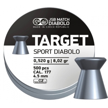 Пули для пневматики Match Diabolo Target Sport 4,5 мм 0,52 гр 500 шт