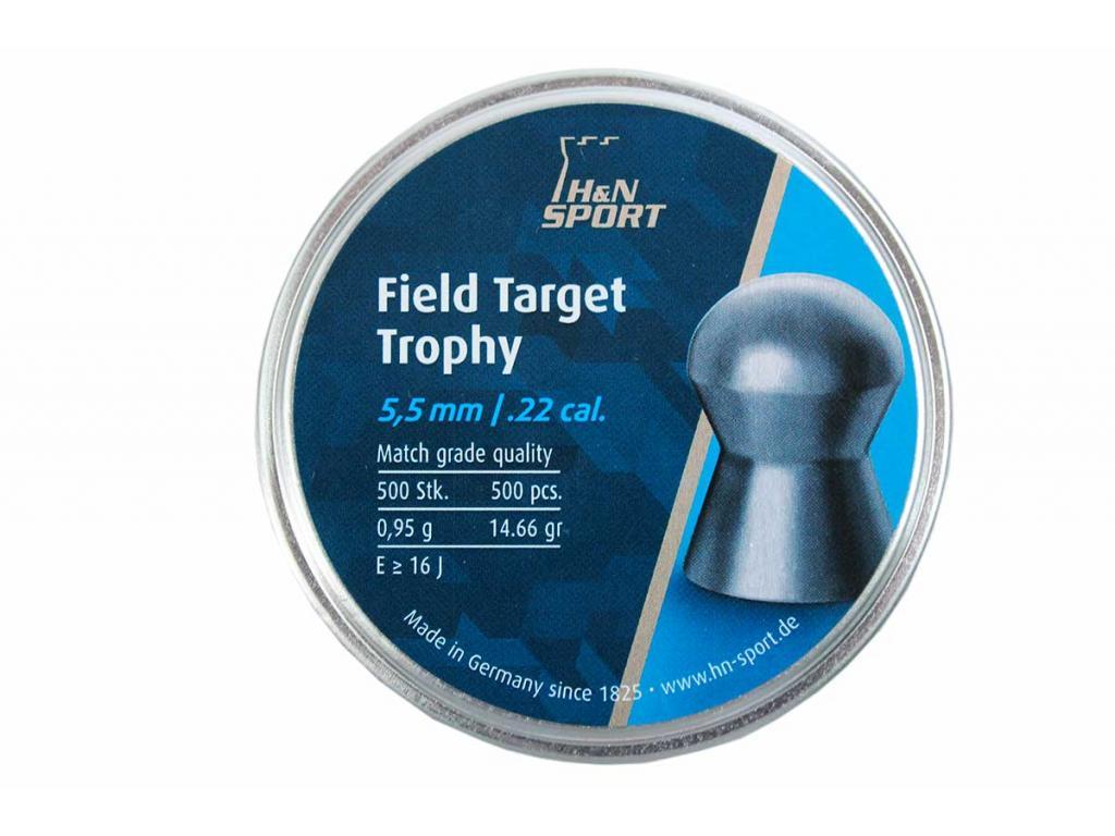 Пули для пневматики Н&N Field Target Trophy 5,5 мм 0,95 гр 500 шт headsize 5,53 мм