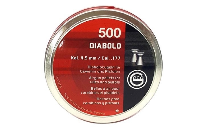 Пули для пневматики RWS Geco DIABOLO 4,5 мм 0,26 гр 500 шт