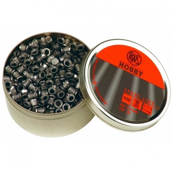 Пули для пневматики RWS Hobby 4,5 мм 0,45 гр 500 шт
