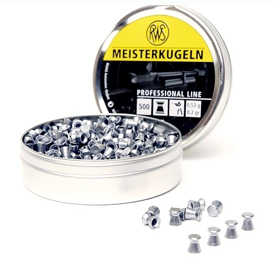 Пули для пневматики RWS Meisterkugeln 4,5 мм 0,53 г, 8,2 гр 500 шт