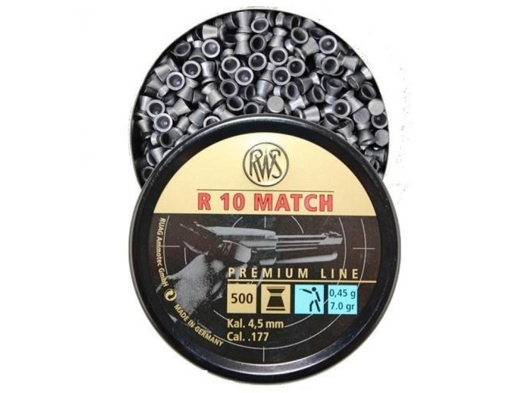 Пули для пневматики RWS R10 Match Premium Line 4,48 мм 0,45 гр 500 шт