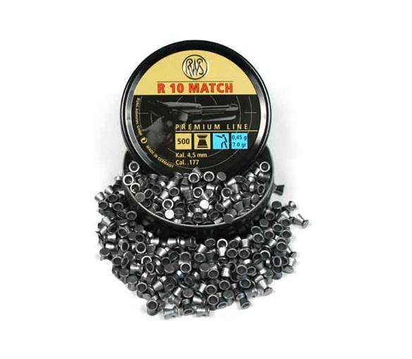 Пули для пневматики RWS R10 облегчённые 4,5 мм 0,45 гр 500 шт