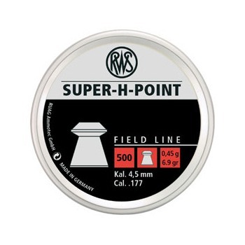 Пули для пневматики RWS Super-H-Point 4,5 мм 0,45 гр 500 шт
