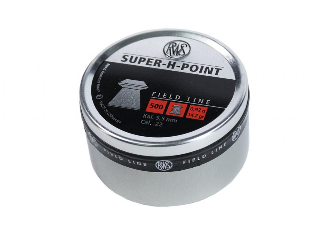 Пули для пневматики RWS Super-H-Point 5,5 мм 0,92 гр 500 шт