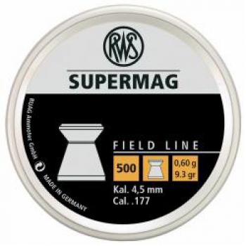 Пули для пневматики RWS Supermag 4,5 мм 0,60 гр 500 шт