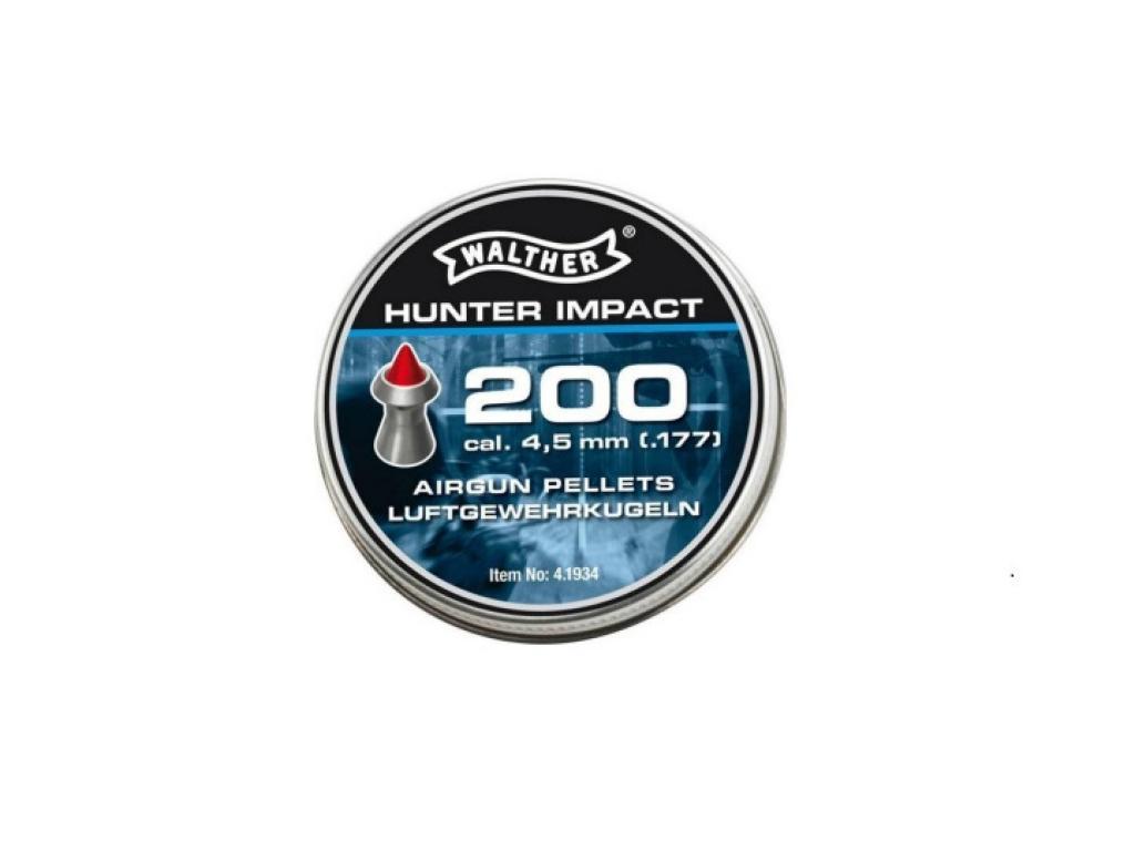 Пули для пневматики Umarex Walther Hunter Impact 4,5 мм 200 шт