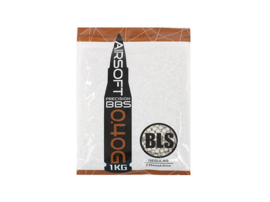 Шарики для страйкбола пластиковые 6 мм BLS 0,40 гр белые 1 кг